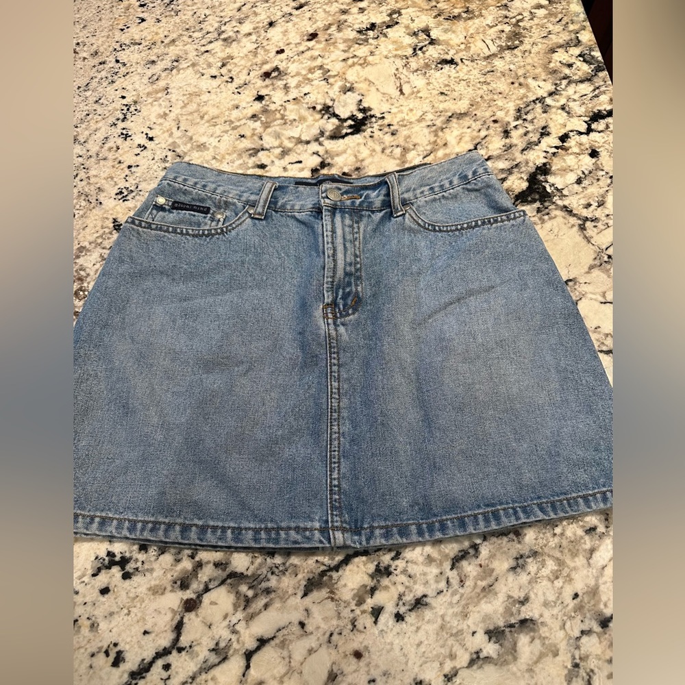 Global Mind Denim Womens Skirt